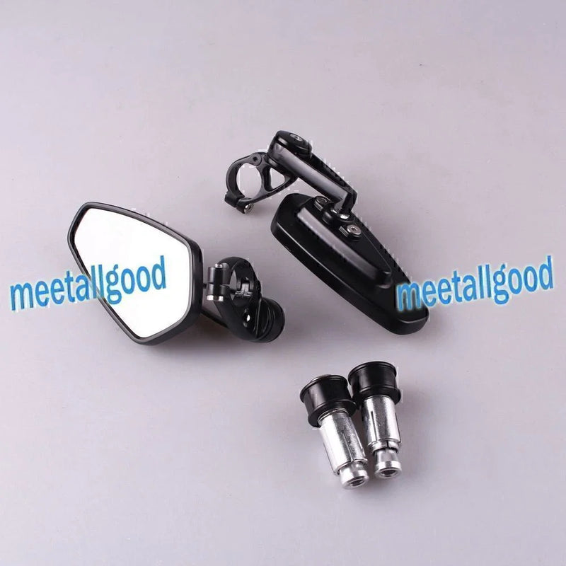 Motorcycles Set of 2 Universal Fit 7/8" Handlebar End Rear View Mirrors