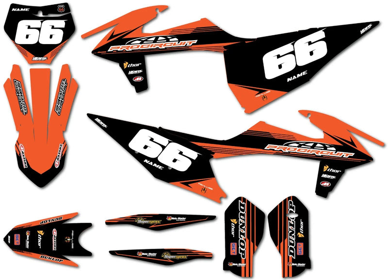 KTM SXF 250 450 Full Sticker Kit Decals (2019-2022)