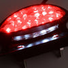 Cafe Racer LED Brake Tail Light License Plate Mount
