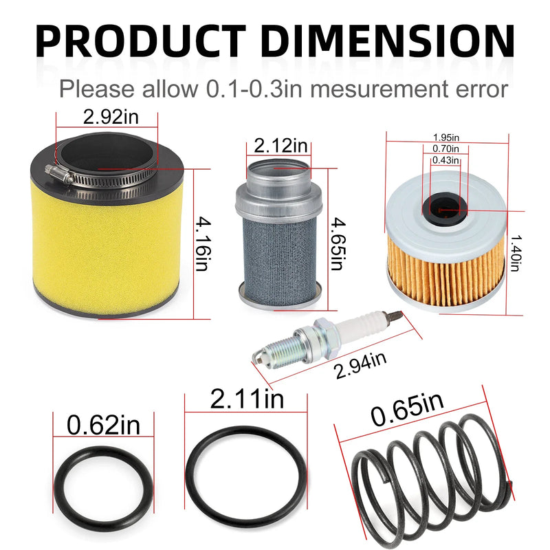 Honda Rancher Air Filter Air Cleaner Body Oil Filter (2000–2006)