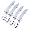 Set 4x Outer Door Handle Chrome Fits 2005-14 Mitsubishi L200 Triton Ute Truck