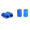 Car Wheel Rim - Dust Covers 4 x Aluminum Tire Valve Caps