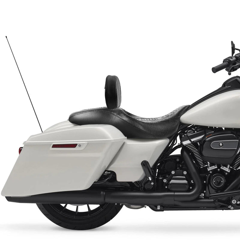 Harley Electra Glide Black Driver Passenger Seat & Backrest (2009-2023)