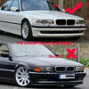 BMW E38 7 Series 740i 740iL 750iL Gloss Black Front Grille (1999-2001)