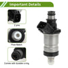 Honda Civic Si 1.6 (1999-2000) 1 Pc Black Fuel Injector