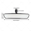 Car Interior Wide Angle Panoramic Rear View Mirror