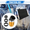 Motorcycle Air Filter 26/35/42/48mm ID 90x60mm Durable Gold Tone