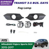 Fog Lamp Spot Lights Trims Set Fits Mitsubishi Pajero Sports SUV 2015-17 D06