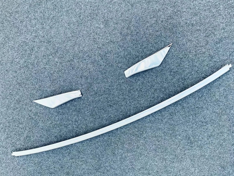 Toyota Harrier Venza Chrome Front Lower Bumper Grille Cover Trim (2020-2024)