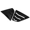 Toyota Camry 1 Pair Rear Side Window Louvers Air Vent Cover Glossy Black