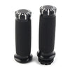 Harley Dyna Sportster XL883 1200 Softail 1" Black Handlebar Grips (2004-2023)
