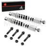 Yamaha Banshee YFZ350 springs WHITE Front Shocks Absorber 2 x (1987-2006)