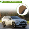 Toyota RAV4 Black Faux Leather 1 Pc Gear Shift Knob Cover (2019–2024)