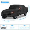 Jeep Gladiator JT 2020-2022 Waterproof Black Truck Car Cover