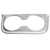 Toyota Sienna Stainless Steel Rear Cup Holder Cover Trim (2021-2022)