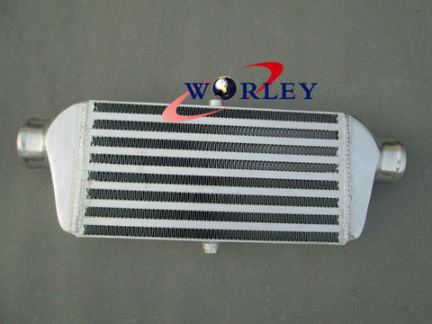 Car Aluminum Turbo Intercooler 280 x 130 x 50 mm 2.2" Inlet/Outlet