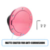 Jeep Wrangler Pink Aluminum Alloy Gas Fuel Tank Cap Cover (2007-2017)