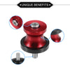 Pair Motorbike Swingarm Spools 6mm CNC Swing Arm Spools Slider Stand Red