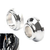 Harley Road King Street Glide ABS Sensor Cover Wheel Spacers Chrome (2008-2023)