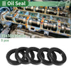 Make Model Oil Seal / 35x50x10mm / NBR Rubber Rotary Shaft Seal Black 5 x