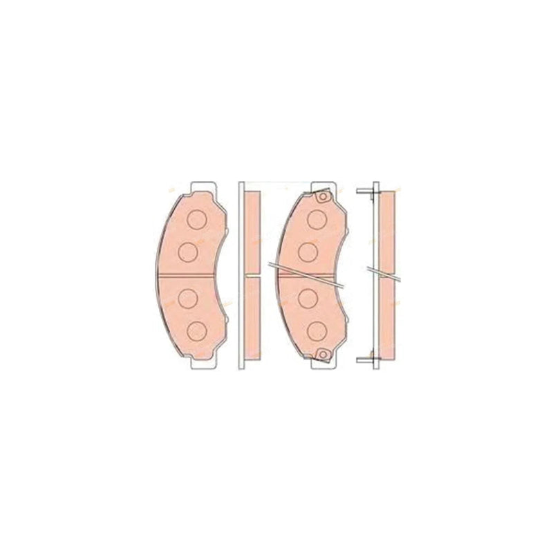 Nissan Civilian Bus W41 Front Disc Brake Pad Set (1999-2010)