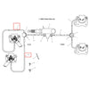 Polaris Ranger 650 500 425 2 x Rear Left/Right Brake Hose Line