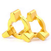 Universal Models 2 x 17MM CNC Aluminum Gold Fork Preload Adjusters