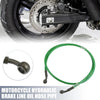 Motorcycle Green Brake Line / 120cm 10mm ID / Hydraulic Oil Hose Pipe