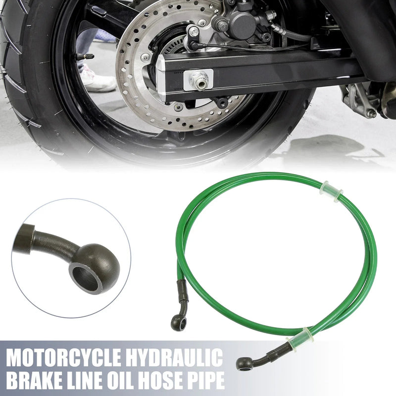Motorcycle Green Brake Line / 120cm 10mm ID / Hydraulic Oil Hose Pipe