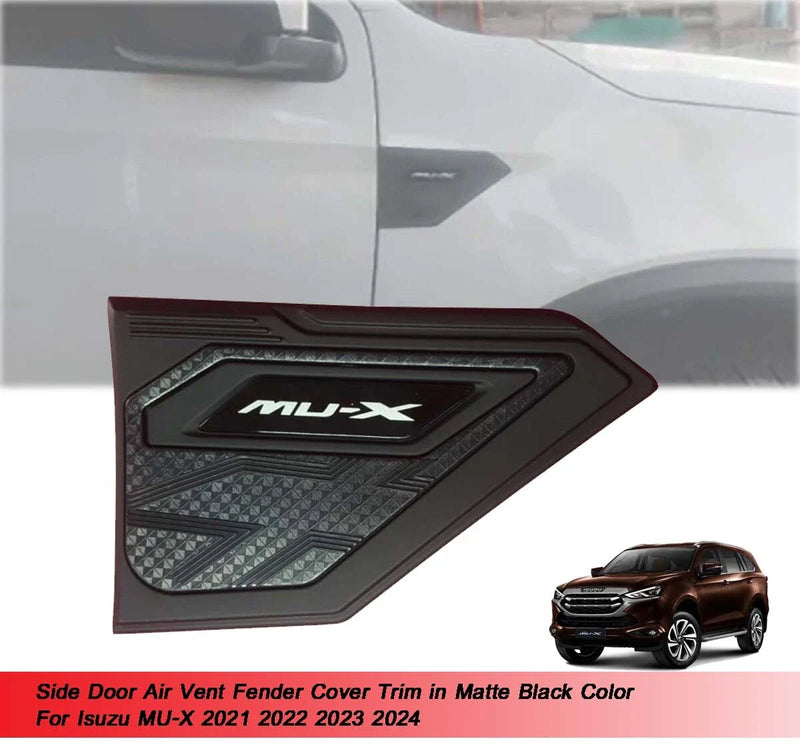 Isuzu MU-X MUX Black Side Door Air Vent Cover (2021-2024)