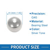 Make Model Bearing Ball 41.3mm Steel G40 Precision Ball Silver Tone
