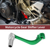 Honda CRF110F (2013-2018) - Green Silver Tone Folding Shifter Lever