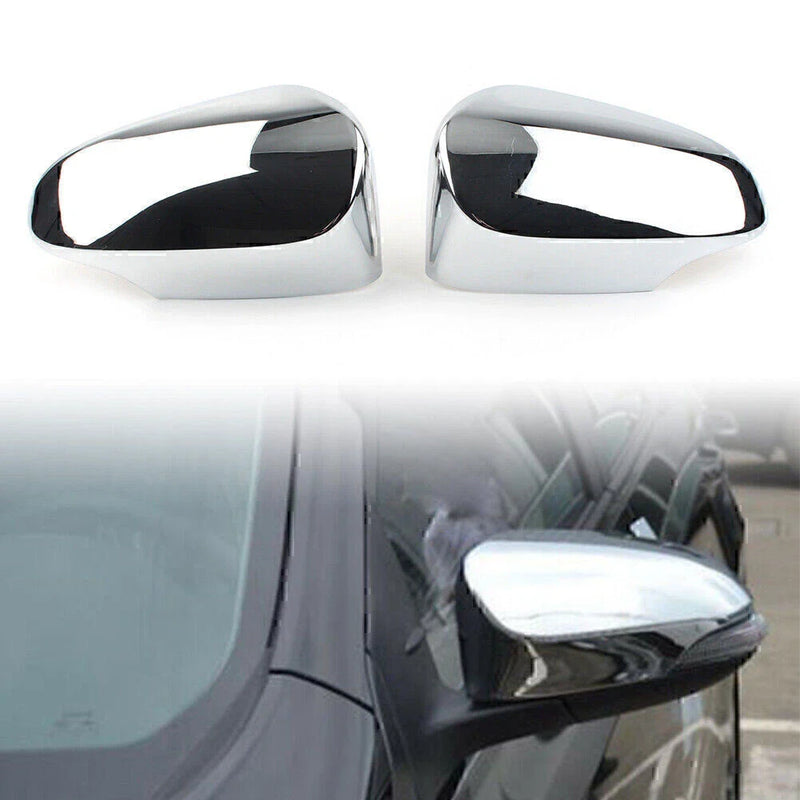Toyota Corolla Chrome Trim Cover Door Side Rear View Mirror (2014-2016)
