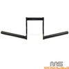 Harley Dyna Softail Sportster 1" Black Handlebar Drag Z Bar