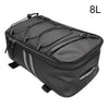 Motorcycle PU Leather Waterproof Large Capacity Storage Bag 8L Tail Bag