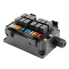 Car Truck 12V 12-Way Fuse Relay Box w/ 5-Pin 40A Relays & Fuses