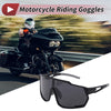 Motorcycle 1 x Motorcycle Riding Goggles Black Tri-Acetyl Cellulos PC UV400