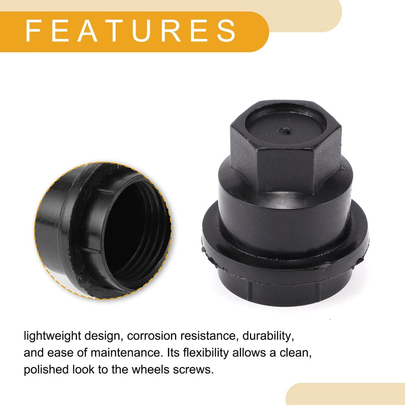 GMC Sonoma (1991-2004) Plastic Black 20 Pcs Wheel Lug Nut Bolt