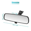 Nissan Altima Black Inner Rearview Mirror (2013-2018)