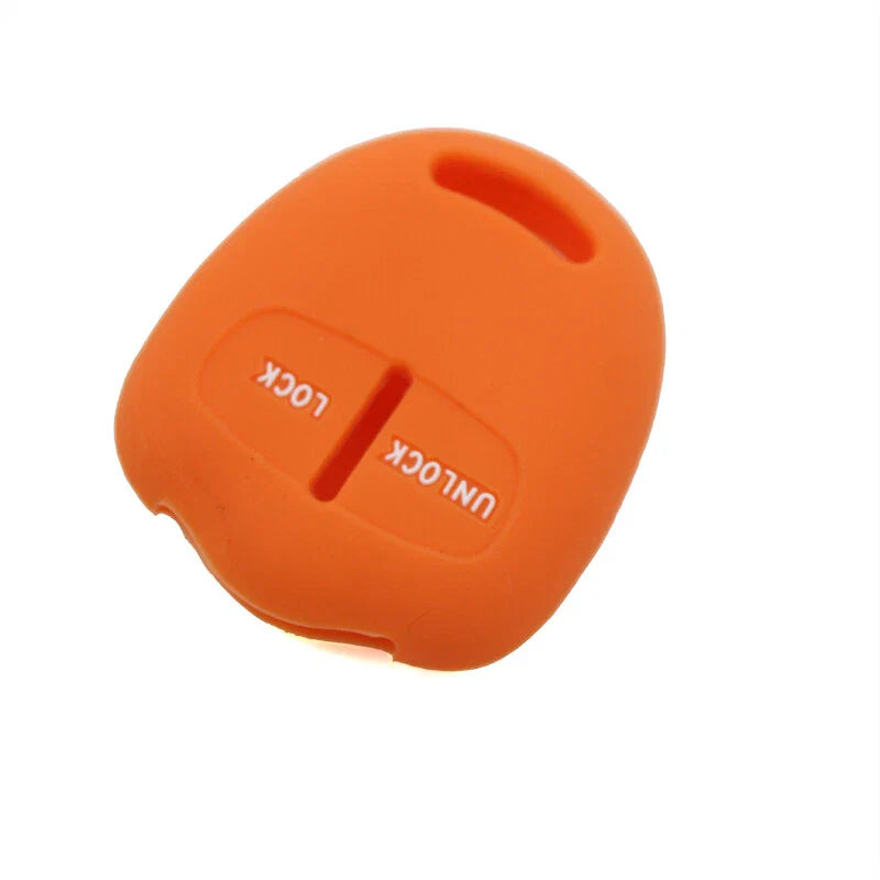 MITSUBISHI Lancer Evolution Grandis Orange Silicone FOB Key Cover Bag fit
