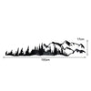Truck Car Exterior Accessories Decal Sticker 100x17CM Black Left