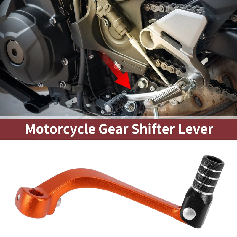 Honda CRF110F (2013-2018) Orange Black Folding Motorcycle Gear Shifter Lever