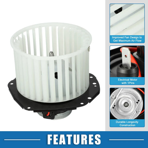 Chevrolet Blazer HVAC Heater Blower Motor Assembly (1992-1994)