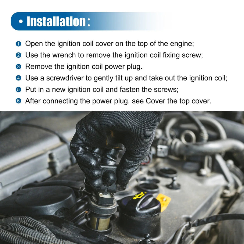 Honda Accord L4, CR-V L4 Ignition Coil 4 x (2003-2007)