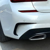BMW 3 Series G20 Rear Bumper Side Spoiler Trim Canards (2019-2021)