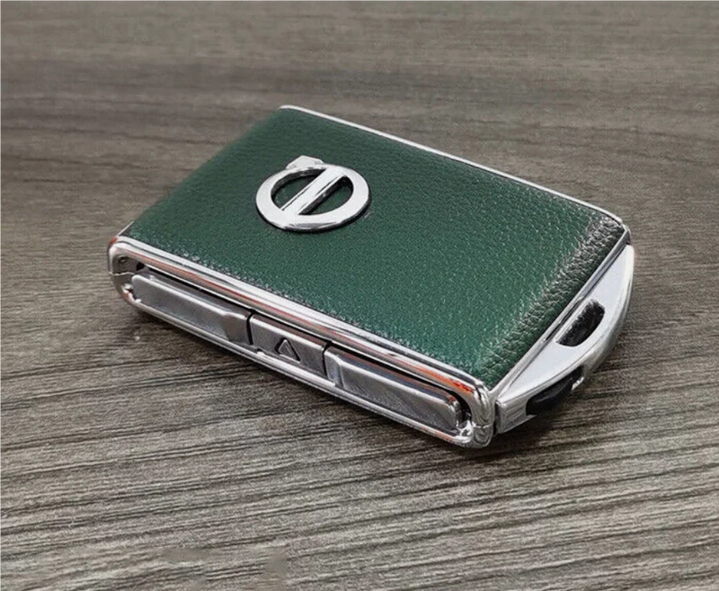 Volvo S60 XC60 XC90 Green Leather Key Remote Control Case Fob Shell Cover