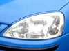 Opel Corsa C Eyebrow Headlight Covers (2000-2006)