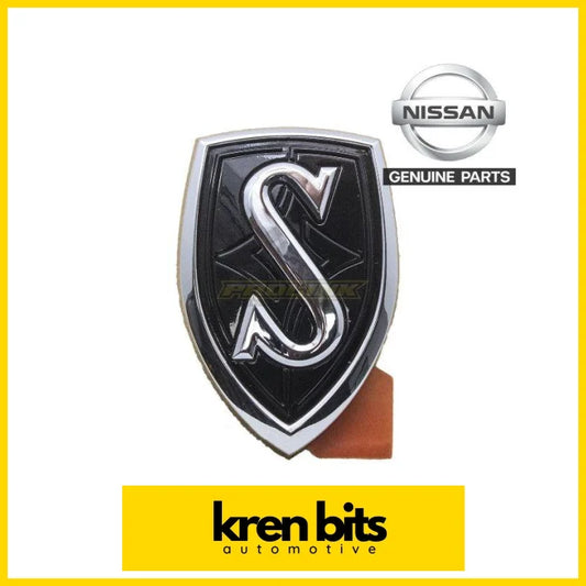 S14 Bonnet Badge - Black (S2) Motor Vehicle