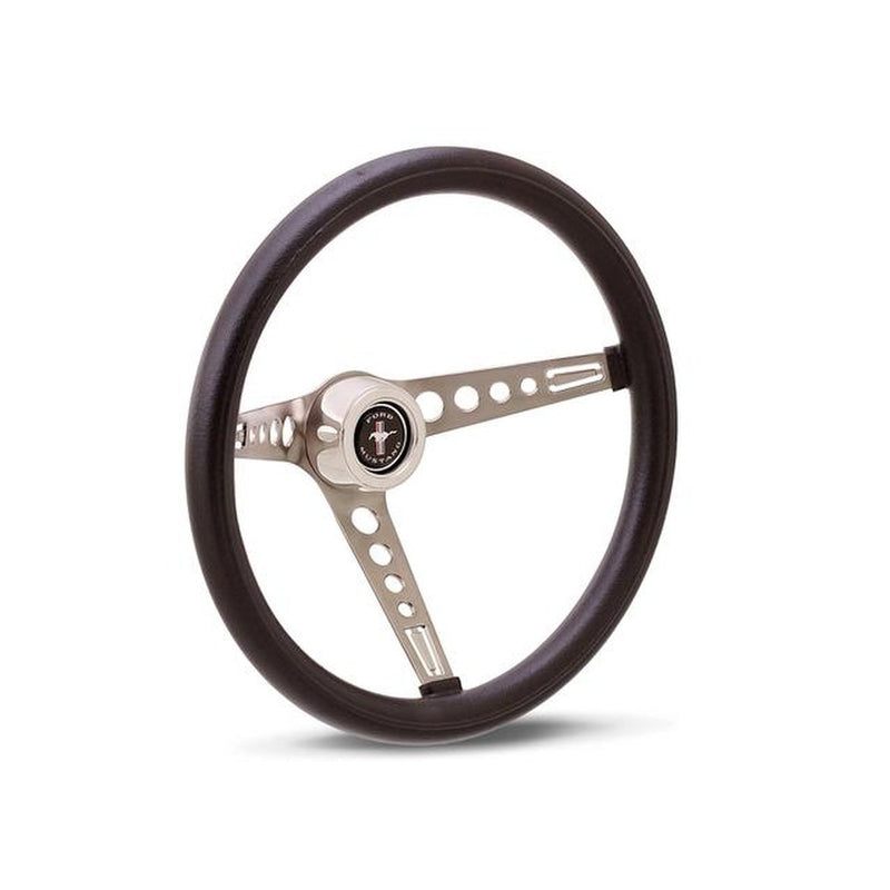 Saas Steering Wheel GT3 Mustang Foam Black/Chrome 380mm