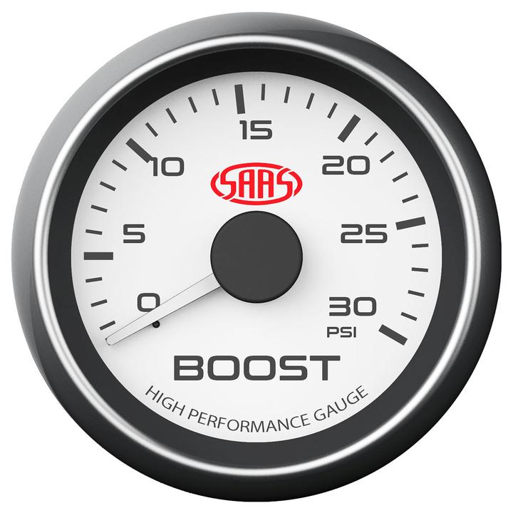Saas Muscle Series 2-1/16" Diesel Boost Gauge 0-30 Psi